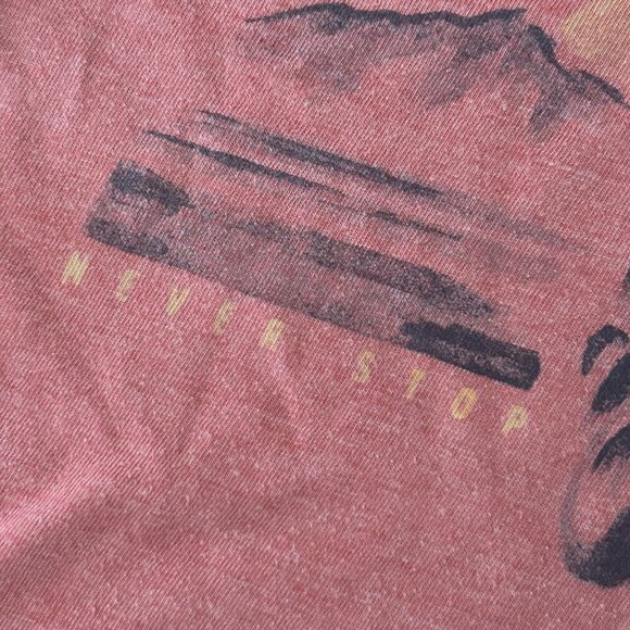 The North Face Mens Size Medium Slim Fit Burnout Red Paddleboard Gorpcore - Picture 8 of 12